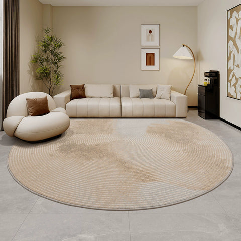 Round Carpet Living Room Simple Modern Light Luxury Italian Wabi Sabi Nordic Minimalist Flat Sofa Blanket High Sense
