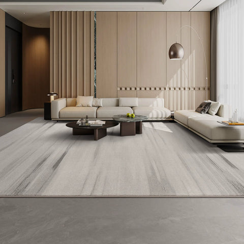 Gray carpet living room light luxury premium gray simple home sofa carpet high sense 2025 new dirt resistant sound insulation