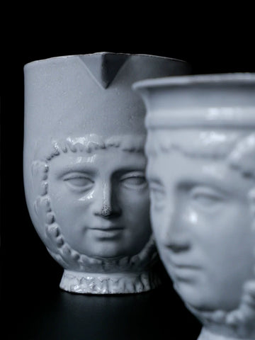 Astier De Villatte Visage Mug, Water Kettle, Handmade Pottery