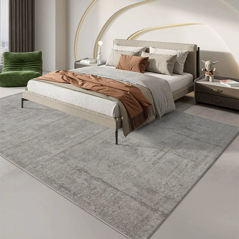 Carpet Bedroom Bedside Blanket, Gray At The End of The Bed, Light Luxury and High-end Sense of Home Use, Sitting and Sleeping, Thickened, Dirt-resistant, Silent and Environmentally Friendly