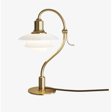 Danish Simple Modern Living Room Desk Nordic Study Bedroom Bedside Creative Retro Adjustable Glass Desk Lamp