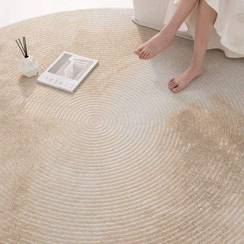 Round Carpet Living Room Simple Modern Light Luxury Italian Wabi Sabi Nordic Minimalist Flat Sofa Blanket High Sense