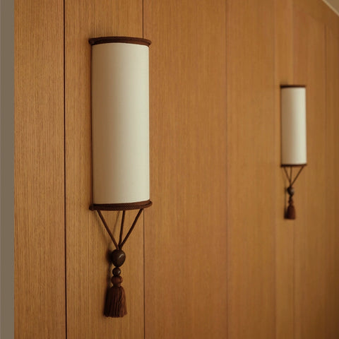 French Living Room Fabric Retro Lamps Medieval Dining Room Chandelier Wabi Sanfeng Homestay Study Bedroom Chandelier