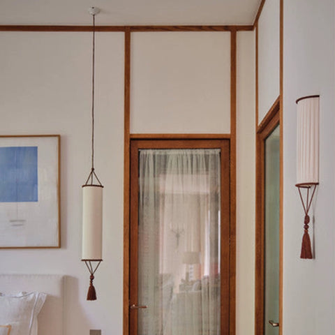 French Living Room Fabric Retro Lamps Medieval Dining Room Chandelier Wabi Sanfeng Homestay Study Bedroom Chandelier