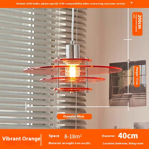 Chandelier Space Age Spaceage Decoration Bauhaus Colorful Retro Wabi Sabi Antique Bedroom Living Room B & B