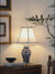 Shape French Court Table Lamp Chinese Style Blue and White Ceramic Lamp Living Room Bedroom Atmosphere Home Art Retro Decoration 视频 1