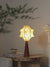 Middle and Ancient Silk Desk Lamp Retro Solid Wood Floor Lamp Living Room Next To Sofa Study Tea Room Wabi-sandy Lamp 视频 1