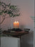 Shaped Large Wabi Candlestick Solid Wood Glass Cover Multi-core Candle French Restaurant Wedding Romantic Atmosphere Ornament 视频 1