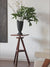 Shape Medieval Flower Stand Tripod Solid Wood Base Double-layer Storage Living Room Model House Bed and Breakfast Floor Sculpture Table Flower Table 视频 1