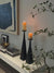 Shaped Wabi Candle Holder Solid Wood Carbonized Japanese Retro Old Chinese Zen Floor Candle Holder Decorative Ornament 视频 1